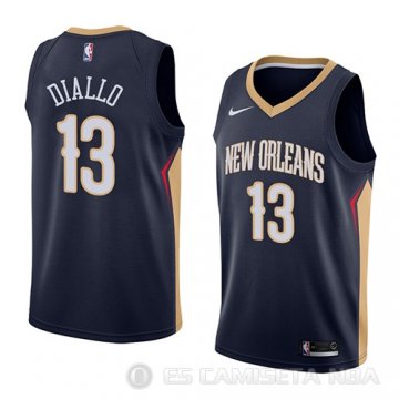 Camiseta Cheick Diallo #13 New Orleans Pelicans Icon 2018 Azul