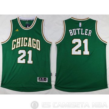 Camiseta Butler #21 Chicago Bulls Verde