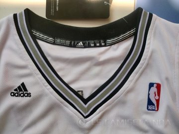 Camiseta Duncan #21 San Antonio Spurs Blanco
