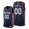 Camiseta Enes Kanter #00 New York Knicks Ciudad 2019 Azul
