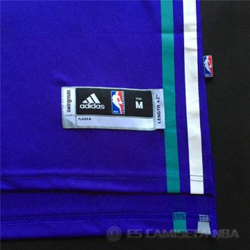 Camiseta Retro Lin #7 Charlotte Hornets Purpura