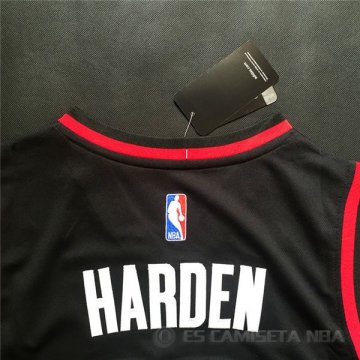 Camiseta Harden #13 Houston Rockets Negro