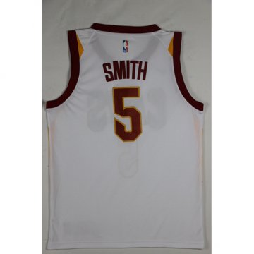 Camiseta J.R. Smith #5 Cleveland Cavaliers Association 2017-18 Blanco