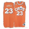 Camiseta James #23 Cleveland Cavaliers Nino Naranja