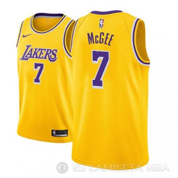 Camiseta Javale McGee #7 Los Angeles Lakers Icon 2018-19 Oro