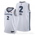 Camiseta Jordan Bell #2 Memphis Grizzlies Association 2019-20 Blanco