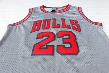 Camiseta Jordan #23 Chicago Bulls Gris