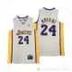 Camiseta Kobe Bryant NO 24 Los Angeles Lakers Hardwood Classics 2008-2009 Blanco