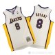 Camiseta Kobe Bryant #8 Los Angeles Lakers Hardwood Classics Blanco