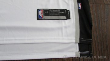 Camiseta Leonard #2 San Antonio Spurs Autentico Nino 2017-18 Blanco