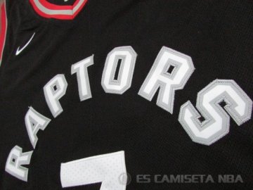 Camiseta Lowry #7 Toronto Raptors Autentico 2017-18 Negro