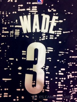 Camiseta Miami Wade #3 Luces de la ciudad