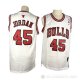 Camiseta Michael Jordan #45 Chicago Bulls Retro Blanco