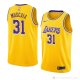 Camiseta Mike Muscala #31 Los Angeles Lakers Icon 2018-19 Amarillo