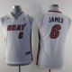Camiseta James #6 Miami Heat Nino Blanco