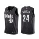 Camiseta Noah Vonleh NO 24 Brooklyn Nets Earned 2020-21 Negro