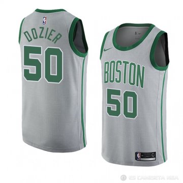 Camiseta P. J. Dozier #50 Boston Celtics Ciudad 2018-19 Gris