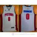 Camiseta Drummond #0 Detroit Pistons Blanco