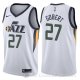 Camiseta Rudy Gobert #27 Utah Jazz Association 2017-18 Negro