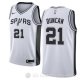 Camiseta Tim Duncan #21 San Antonio Spurs Association 2017-18 Blanco
