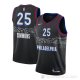 Camiseta Ben Simmons NO 25 Philadelphia 76ers Ciudad 2020-21 Negro