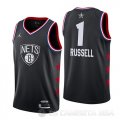 Camiseta Dangelo Russell #1 All Star 2019 Brooklyn Nets Negro