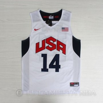 Camiseta Davis #14 USA 2012 Blanco