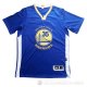 Camiseta Durant #35 Golden State Warriors Autentico Manga Corta Azul