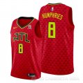 Camiseta Isaac Humphries #8 Atlanta Hawks Rojo Statement