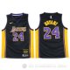 Camiseta Kobe Bryant #24 Los Angeles Lakers 2017-18 Negro