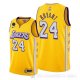 Camiseta Kobe Bryant #24 Los Angeles Lakers Ciudad 2019-20 Amarillo