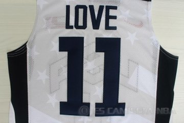 Camiseta Love #11 USA 2012 Blanco