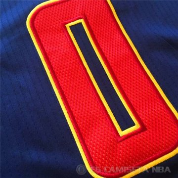 Camiseta Real Player Manga Corta #0 Cavaliers Bordado Edicion Love Azul Marino