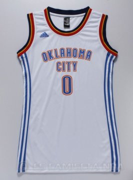 Camiseta Durant #35 Oklahoma City Thunder Blanco