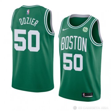 Camiseta P.j. Dozier #50 Boston Celtics Earned 2018-19 Verde