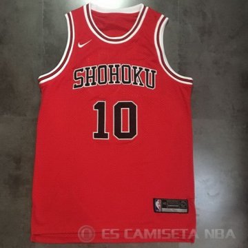 Camiseta Shohoku #10 Rojo