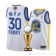Camiseta Stephen Curry #30 Golden State Warriors MVP 2022 NBA Finals Blanco