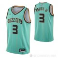 Camiseta Terry Rozier III NO 3 Charlotte Hornets Ciudad 2020-21 Verde