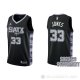 Camiseta Tre Jones #33 San Antonio Spurs Statement 2022-23 Negro