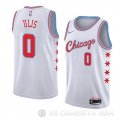 Camiseta Tyler Ulis #0 Chicago Bulls Ciudad 2018 Blanco