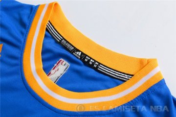 Camiseta Durant Warriors #35 Ciudad de Edicion Azul