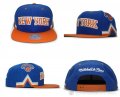 Sombrero New York Knicks Azul Naranja