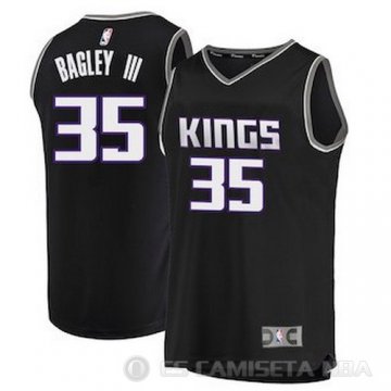 Camiseta Bagley III #35 Sacramento Kings 2017-18 Negro