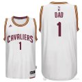 Camiseta Dad #1 Cleveland Cavaliers Dia del Padre Blanco