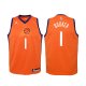 Camiseta Devin Booker NO 1 Phoenix Suns Nino Statement 2020-21 Naranja