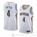 Camiseta Elfrid Payton #4 New Orleans Pelicans Association 2018 Blanco