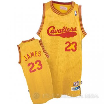 Camiseta James Cavs #23 Cleveland Cavaliers Amarillo