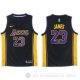 Camiseta Lebron James #23 Los Angeles Lakers 2017-18 Negro