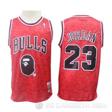 Camiseta Michael Jordan #23 Chicago Bulls Mitchell & Ness Rojo