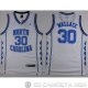 Camiseta North Wallace #30 NCAA Blanco